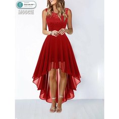 Платье MOOCIE Весна-лето 2025, размер INT M, красный