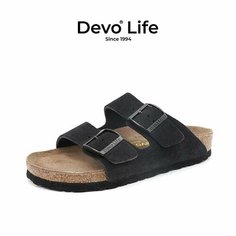 Босоножки Devo Life, размер 35(22.3cm), черный
