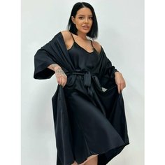 Халат SABO textile, размер 6XL, черный