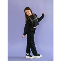 Костюм спортивный LikeRostik, размер 140, черный