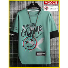 Футболка MOOCIE, размер M, бирюзовый