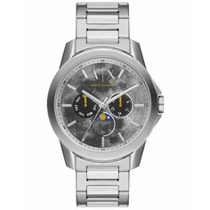 Наручные часы Armani Exchange Banks, серебристый