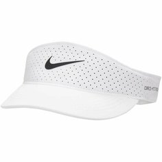 Козырёк NIKE Dri-FIT ADV Ace Tennis Visor для женщин, размер L/XL, белый