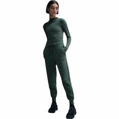 Брюки спортивные NIKE Tech Fleece Mid-Rise Joggers, размер XS, зелёный