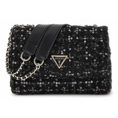 Сумка GUESS, черный/золотистый