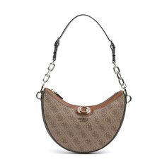 Сумка GUESS, фактура зернистая, бежевый