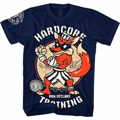 Футболка HARDCORE TRAINING, размер S, синий