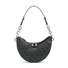 Сумка GUESS, фактура зернистая, серый
