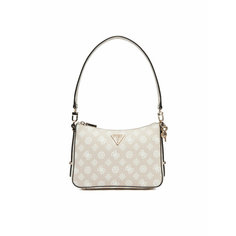 Сумка GUESS, фактура зернистая, песочный