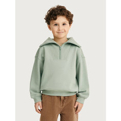 Свитшот Junion Half-zip, размер 98, мятный