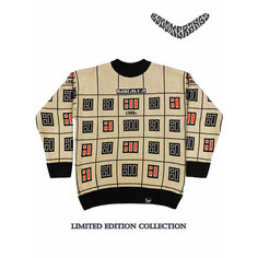 Свитер BOOOMERANGS limited edition collection, размер M, , бежевый