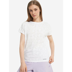 Футболка Demix W D folded graphics SS t-shirts, размер 46/48, белый