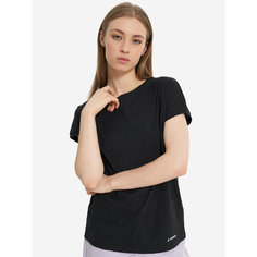 Футболка Demix W D folded graphics SS t-shirts, размер 54/56, черный