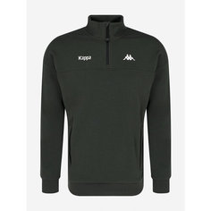 Толстовка Kappa Authentic Small Banda Mens Knitted Jumpers Half Zip, размер 48/50, , болотный