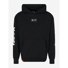 Худи Kappa Authentic Graphic Mens Hooded Jumper, размер 52/54, , черный