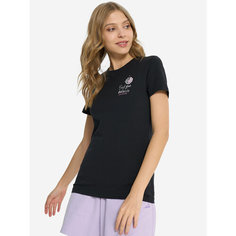 Футболка Demix W D motivational slogan tee, размер 54/56, черный