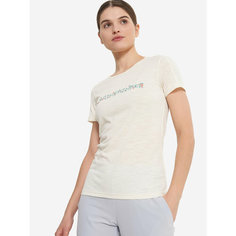 Футболка OUTVENTURE Cheget Womens Hiking Slub T-shirt, размер 44, кремовый