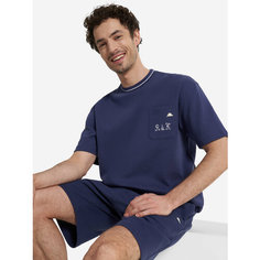 Футболка Robe di Kappa Robe Di Kappa Mens Short sleeve t-shirts, размер 48/50, темно-синий