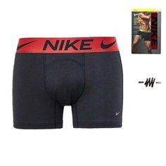 Трусы NIKE Nike Luxe Trunk, размер L, black/red