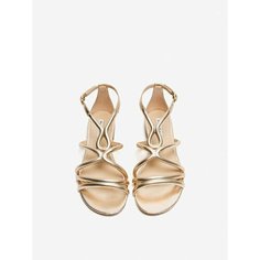 Босоножки Massimo Dutti, размер 40, золотистый