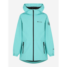 Куртка спортивная OUTVENTURE Girls Padded Jacket, размер 158/164, бирюзовый