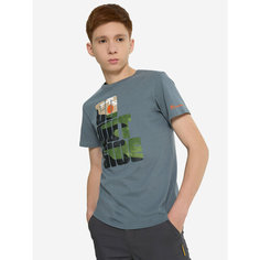 Футболка OUTVENTURE Travel Boys Short sleeve T-shirt, размер 134/140, морской
