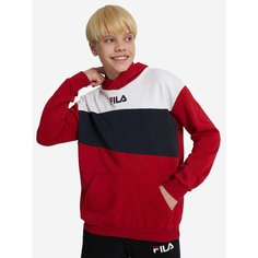 Худи Fila Sport Style Boys Jumper, размер 134/140, темно-красный