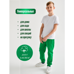 Брюки спортивные LikeRostik, размер 104, зелeный
