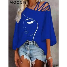 Майка MOOCIE, размер 2XL, cиний