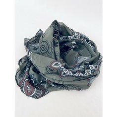 Палантин Girandola для женщин,150х70 см, серый