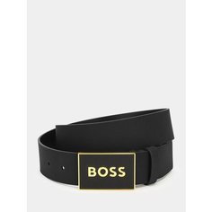 Ремень BOSS для мужчин, размер 105, черный
