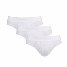 Трусы BIKKEMBERGS, комплект из 3 шт., размер XXL, белый
