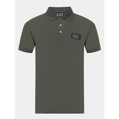 Поло EA7 EMPORIO ARMANI, размер XL, хаки