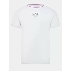 Футболка EA7 EMPORIO ARMANI, размер XS, белый