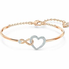 Браслет SWAROVSKI, кристаллы Swarovski, графит