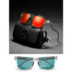 Солнцезащитные очки , красный, бесцветный Enduro Store