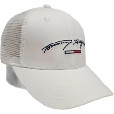 Бейсболка Бейсболка с брендом, Tommy Hilfiger для мужчин и женщин, размер Универсальный Нет бренда