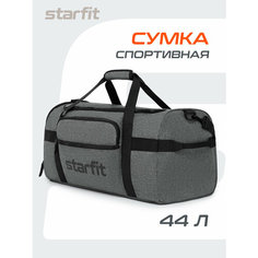 Сумка спортивная Starfit, 44 л, 29х27х57 см, ручная кладь, серый