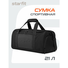 Сумка спортивная Starfit, 21 л, 23х22х47 см, ручная кладь, черный