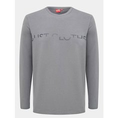 Лонгслив JUST CLOTHES, размер 48, , серый