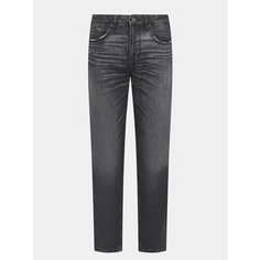 Джинсы зауженные GUESS, размер 32, черный