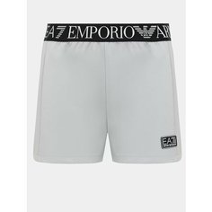 Шорты EA7 EMPORIO ARMANI, размер XS, серый