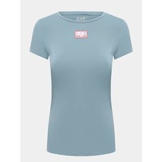 Футболка EA7 EMPORIO ARMANI, размер S, голубой