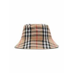 Панама BURBERRY для девочек, размер 12 лет, коричневый