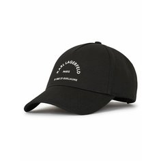 Бейсболка Karl Lagerfeld Rue St Guillaume для мужчин, размер OneSize, черный