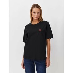 Футболка JUST CLOTHES, размер XS, черный