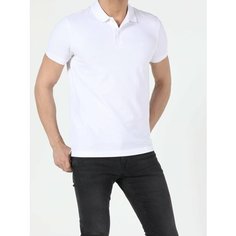 Поло COLINS Classic Fit, размер XXL, белый