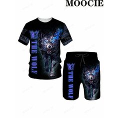 Футболка MOOCIE, размер 6XL, мультиколор