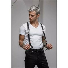 Подтяжки ПодКожей для мужчин, размер L/XL, черный
