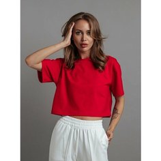 Футболка Телодвижения, размер 50, красный